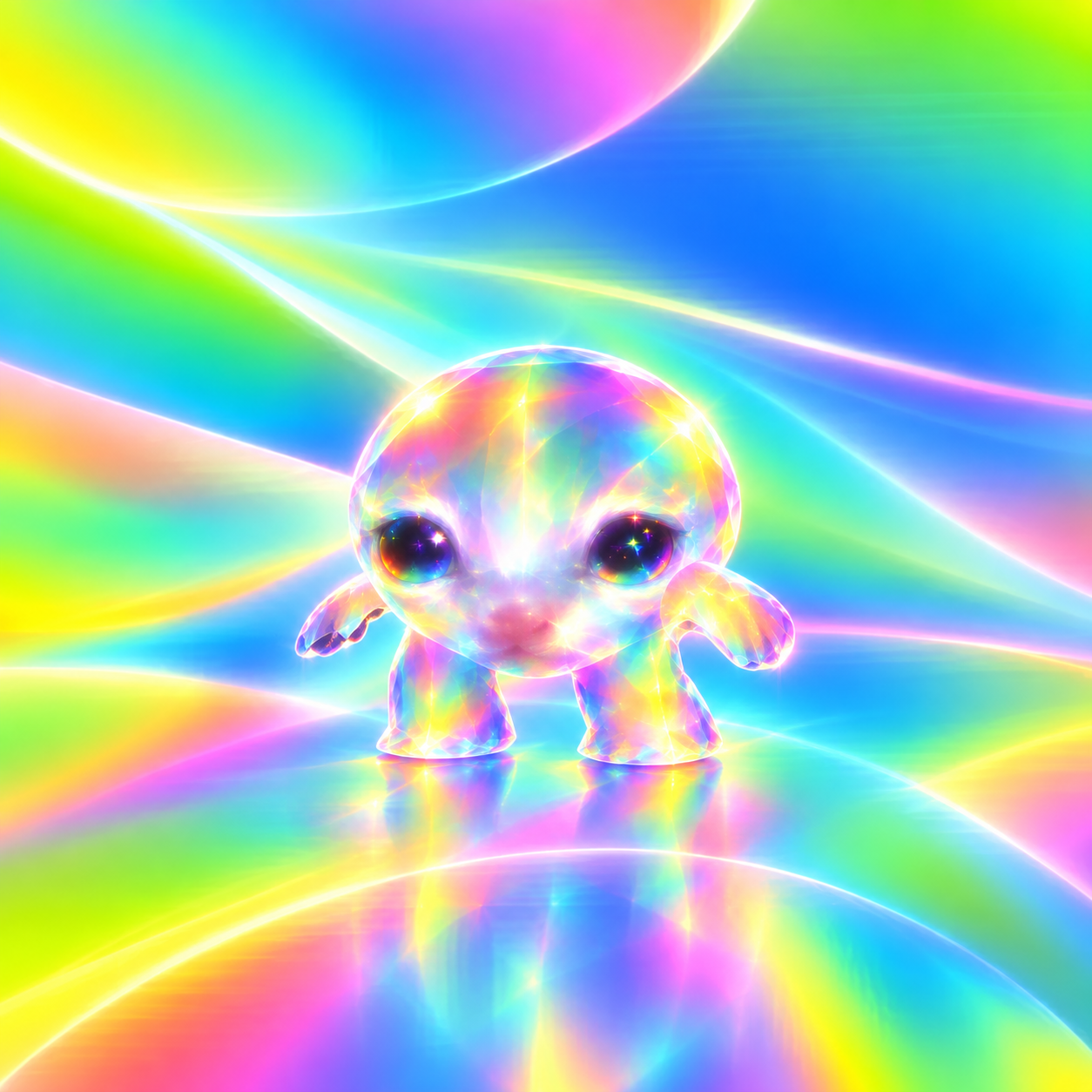 Mini Prism standing in the prism world