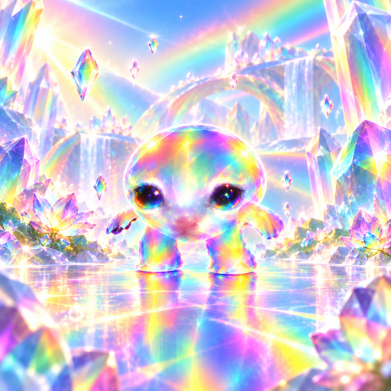 Mini Prism in a crystal garden